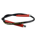 6-Ft., 1/4-In. Rubber Hydraulic Hose with 3/8-NPT