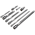 TEKTON MIT-1660 9-pc. Combination Wobble Extension Bar Set from Hanover Tool