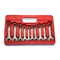 TEKTON MIT-1919 10-pc. Stubby Combination Wrench Set (Metric) from Hanover Tool