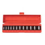 TEKTON MIT-47910 3/8 in. Drive Shallow Impact Socket Set (5/16 - 1 in.) 6 pt. Cr-V from Hanover Tool